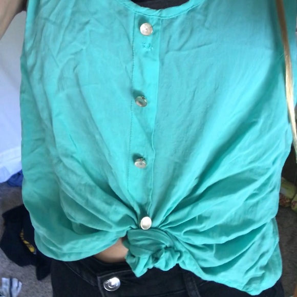 Teal tank top - Picture 3 of 3